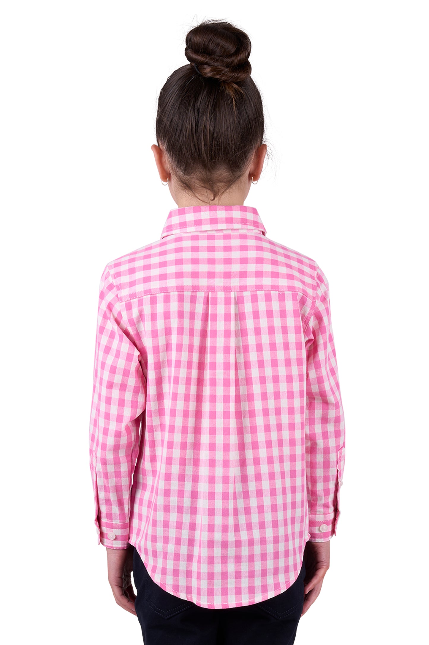 H5W7101192 Hard Slog Girl's Melly 1/2 PLKT LS Shirt