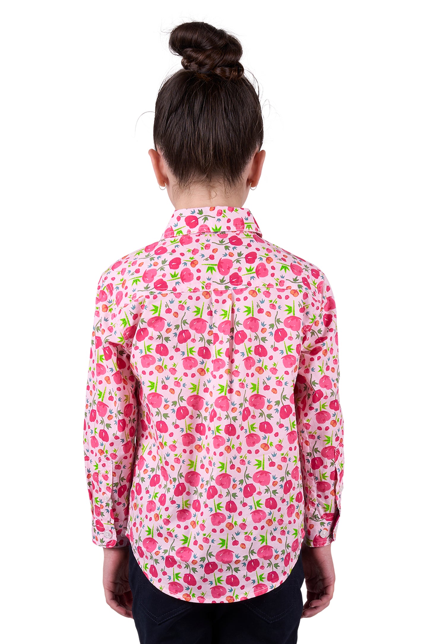 H5W7101193 Hard Slog Girl's Sisi 1/2 PLKT LS Shirt
