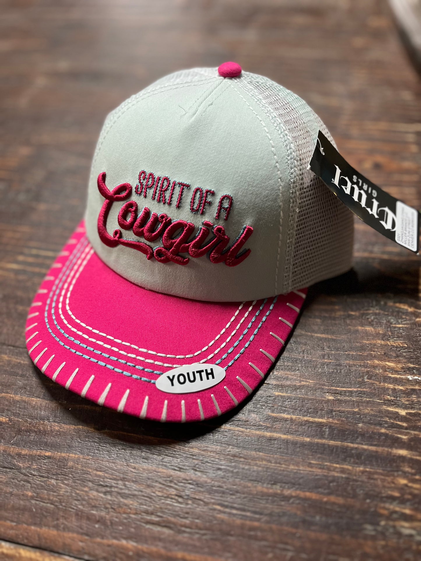 CCC0042007 Cinch Youth "Spirt Of A Cowgirl" Cap