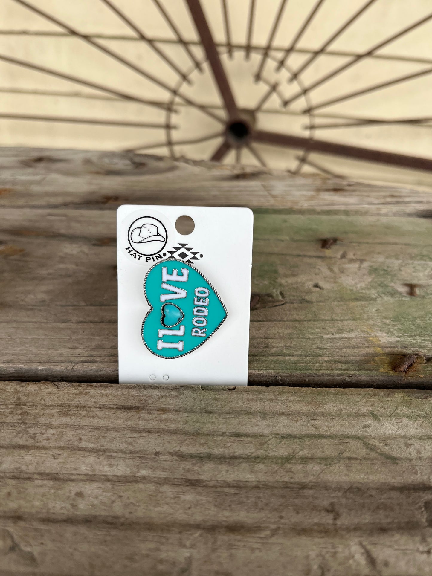 32700 USA Hat Pin "I Love Rodeo"