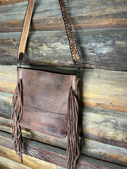 ADBGZ256B USA Rosenberg Leather Handbag