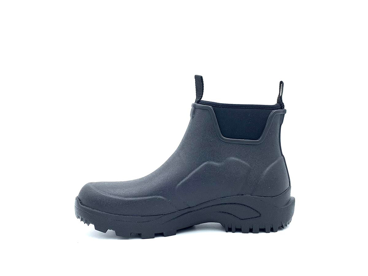 OM0131 Otway Unisex Workman Low Gumboot Black