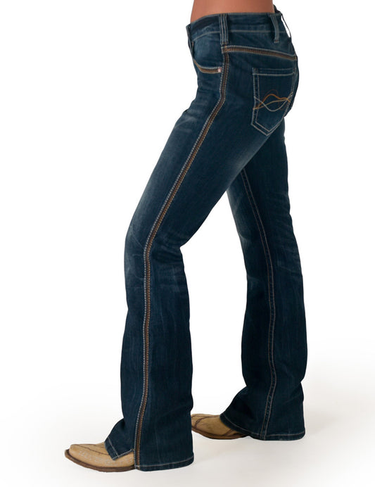 C01-JCONQU Cowgirl Tuff Women's Conqueror Jean 33 Leg