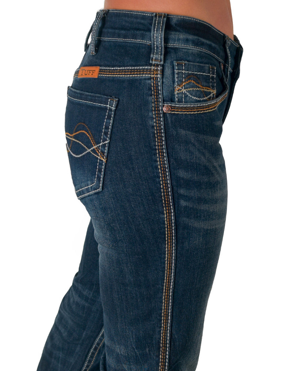 C01-JCONQU Cowgirl Tuff Women's Conqueror Jean 33 Leg