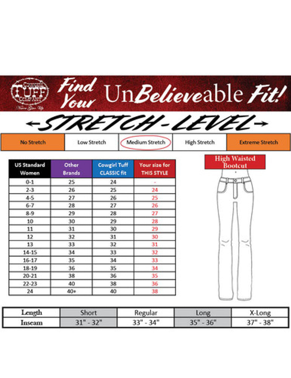 C01-JPTNM-DWH Cowgirl Tuff Platinum Regular Leg