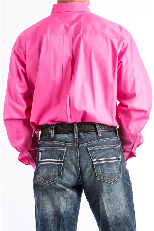 MTW1103320 Cinch Men's Arena Shirt Pink