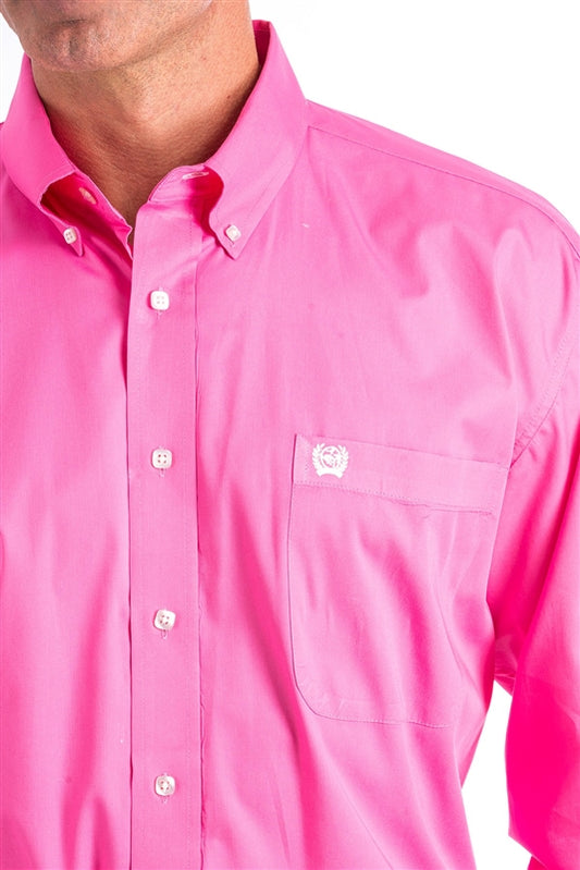 MTW1103320 Cinch Men's Arena Shirt Pink