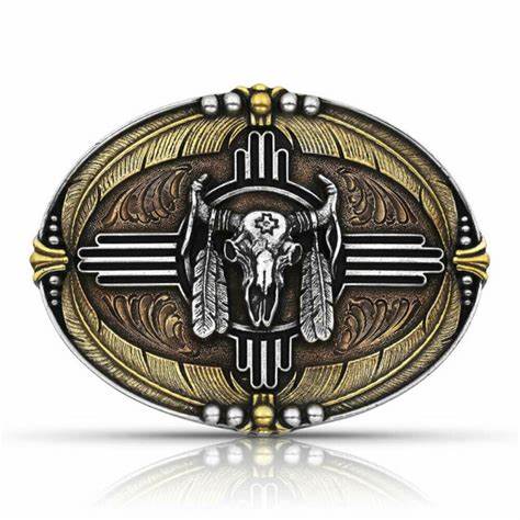 A814T Montana Silversmiths Western Buckle