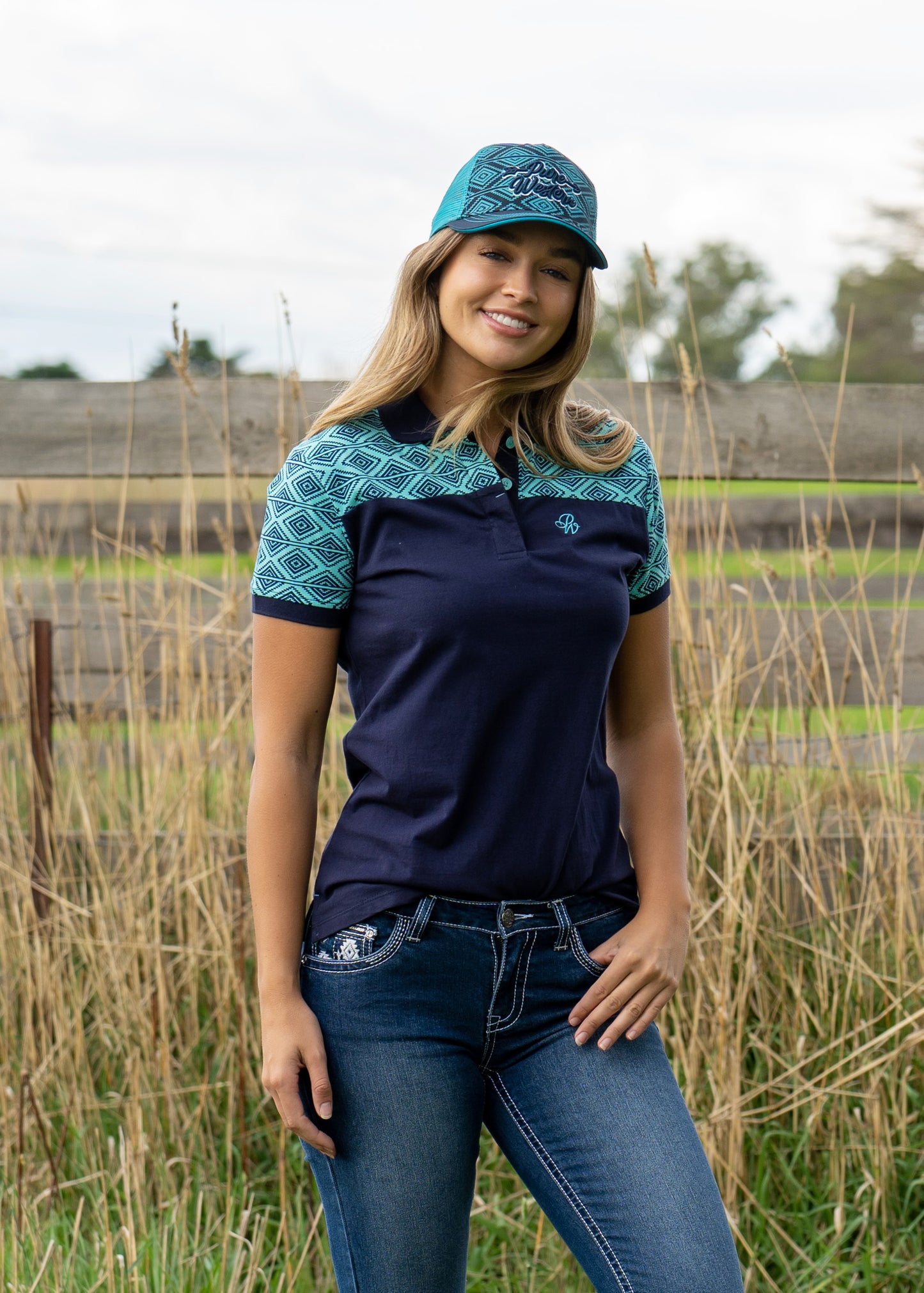 P2S2567646 Pure Western Women's Marybeth Polo