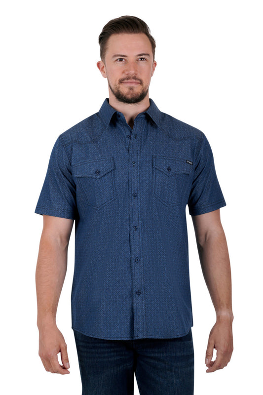 P3S1102755 Pure Western Men's Steve SS Shirt