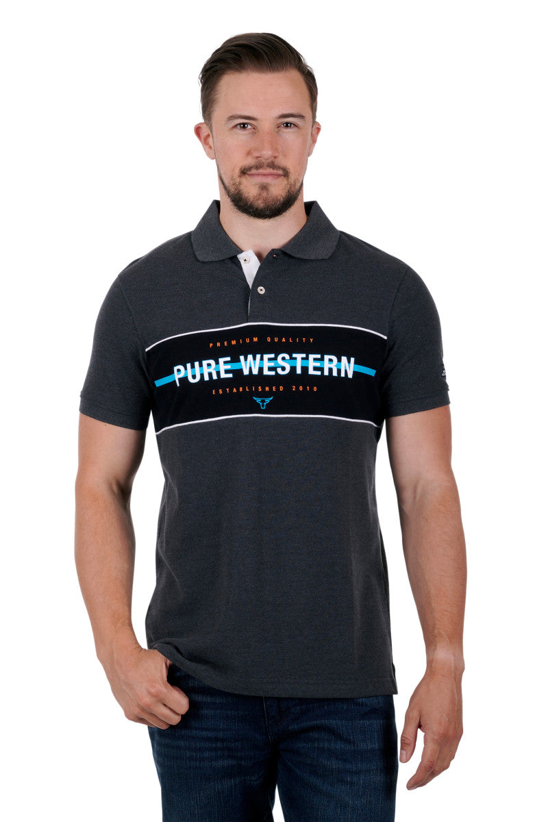 P3S1521760 Pure Western Men's Barwon SS Polo