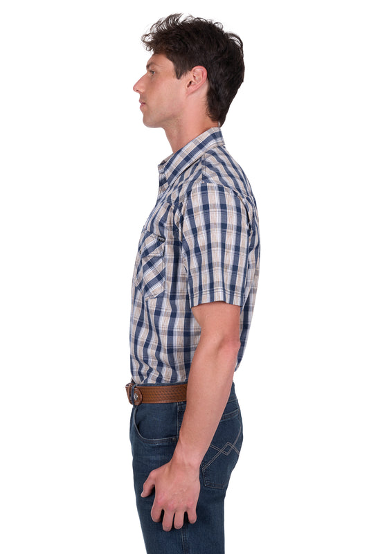 P5S1102075 Pure Western Men's Peter SS Shirt