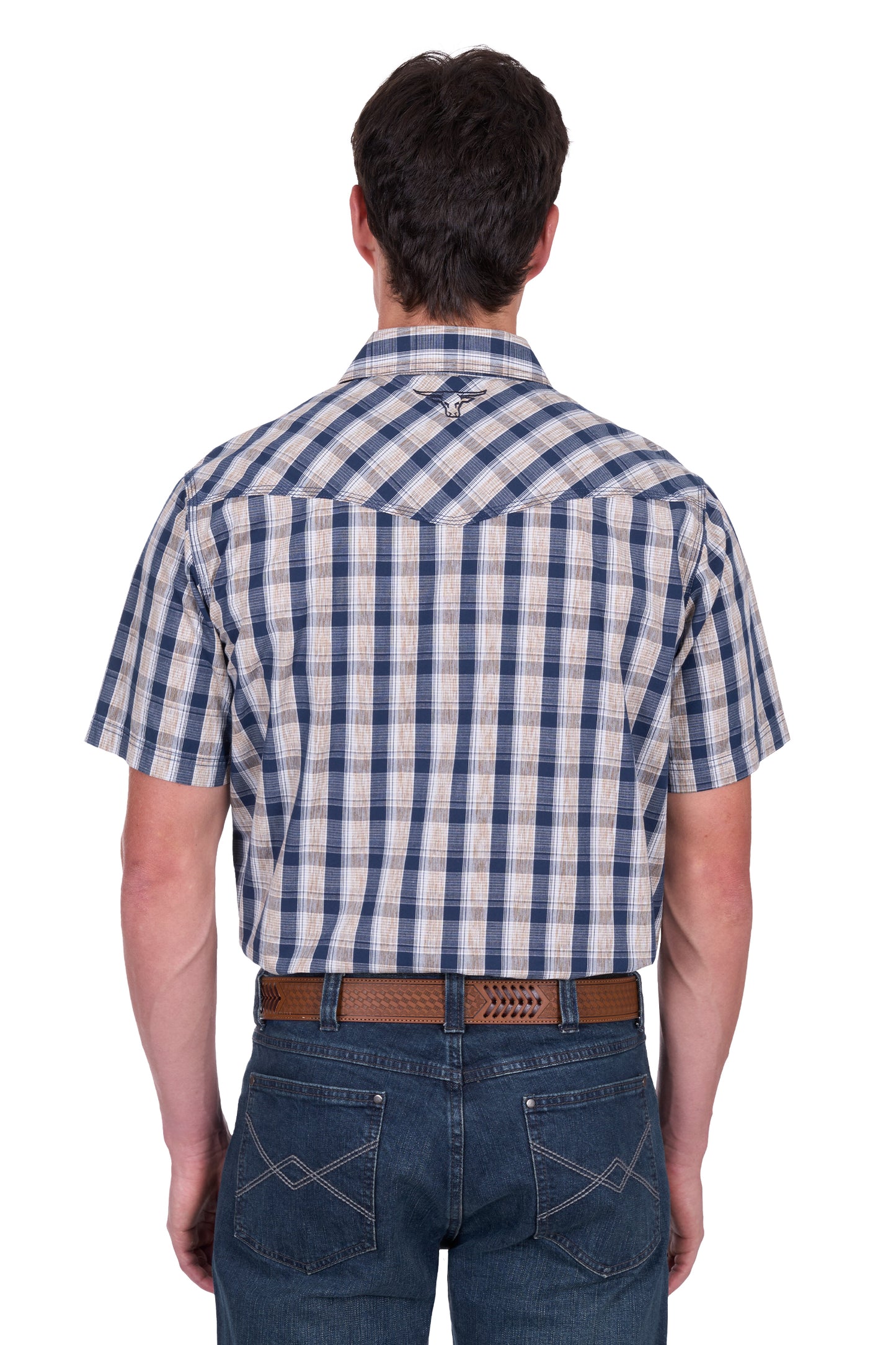 P5S1102075 Pure Western Men's Peter SS Shirt