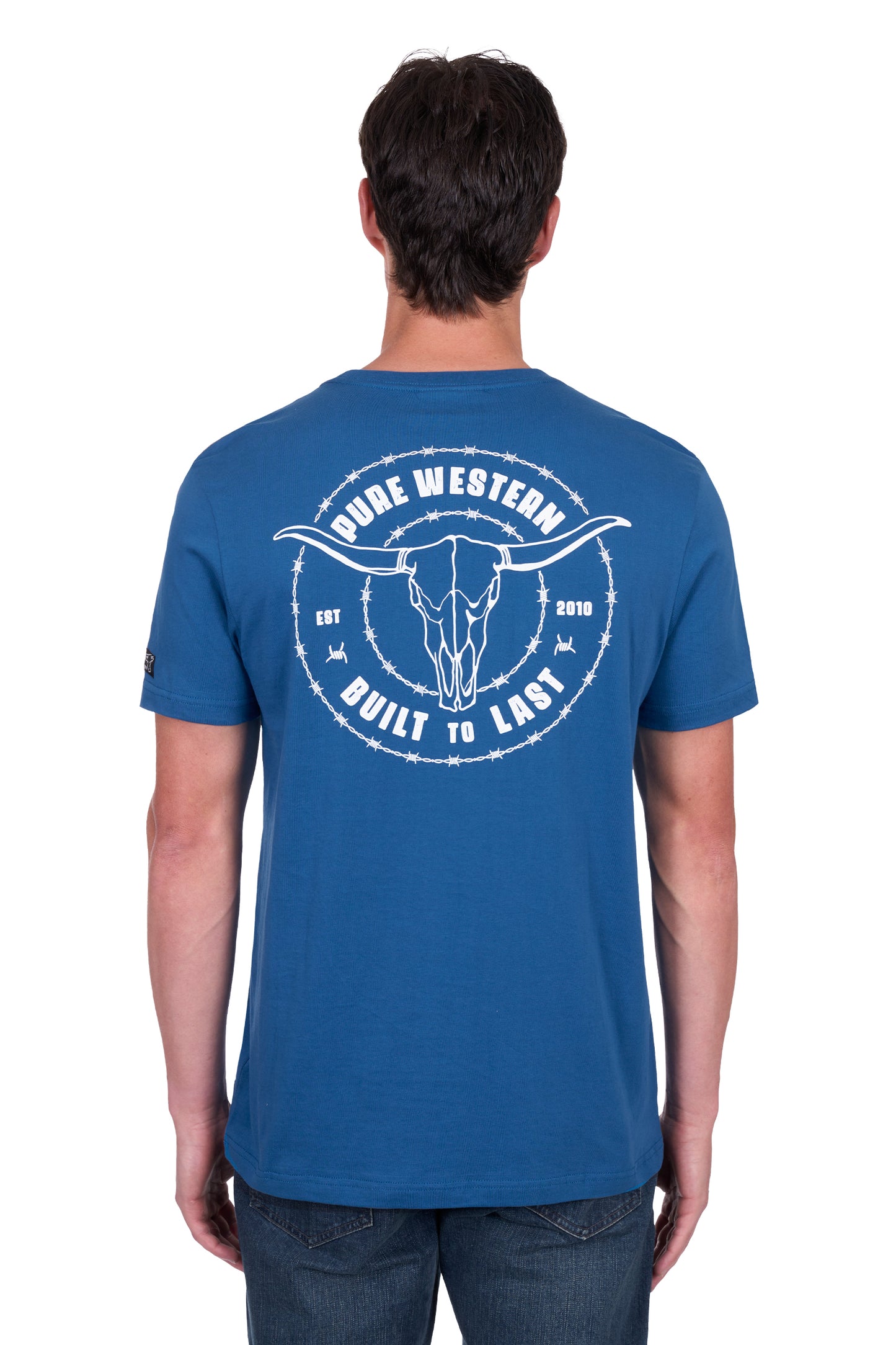 P5S1503083 Pure Western Men's Walker SS Tee