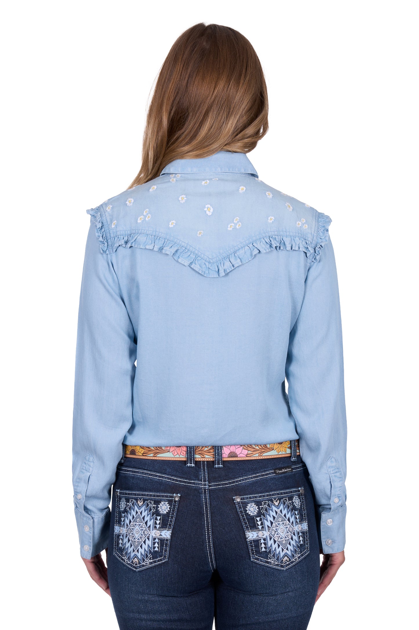 P5S2126121 Pure Western Women's Phoebe LS Shirt