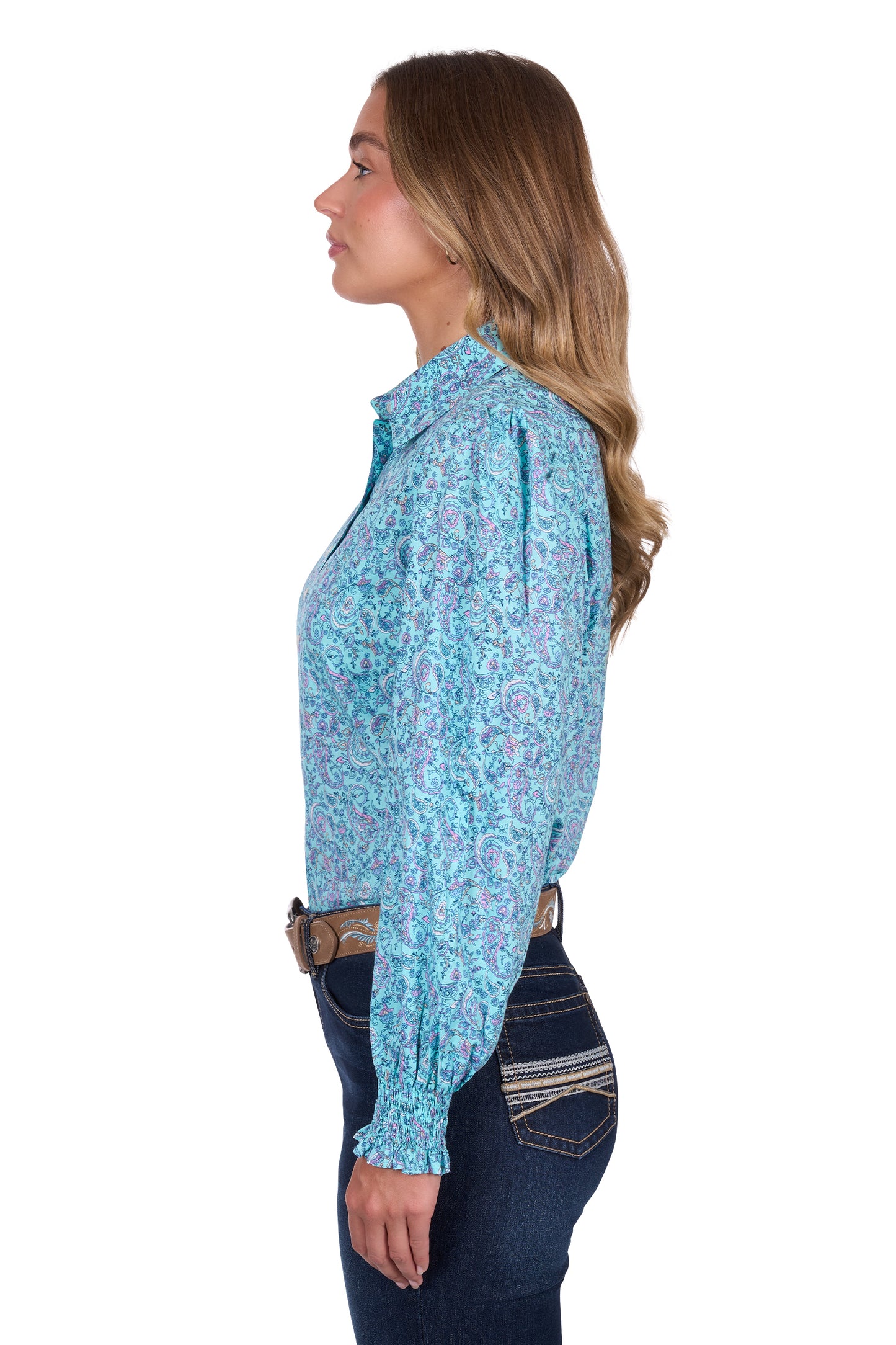 P5S2140124 Pure Western Women's Riley LS Shirt