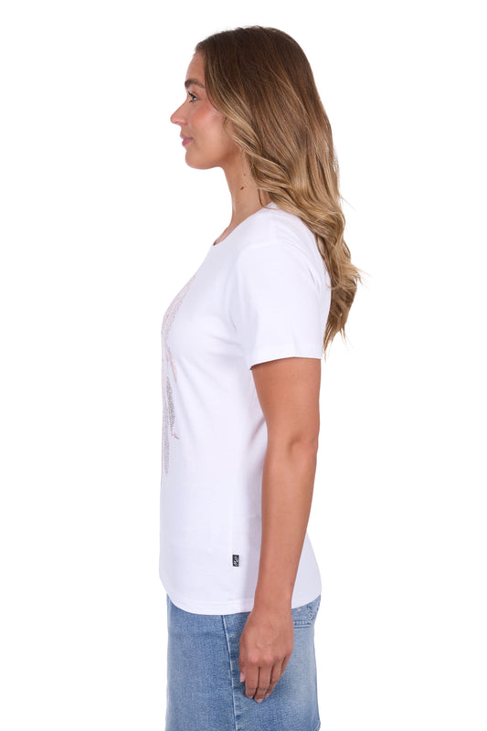 P5S2598106 Pure Western Women's Regina SS Tee