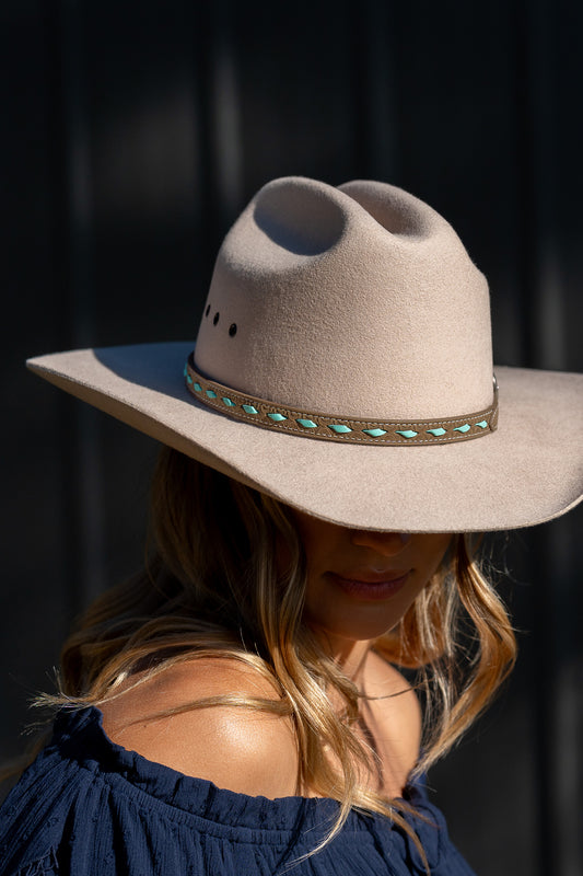 P5S2944BND Pure Western Martine Hat Band Tan