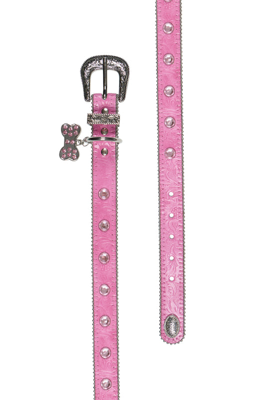 P5S2946CLR Pure Western Tilly Dog Collar Pink