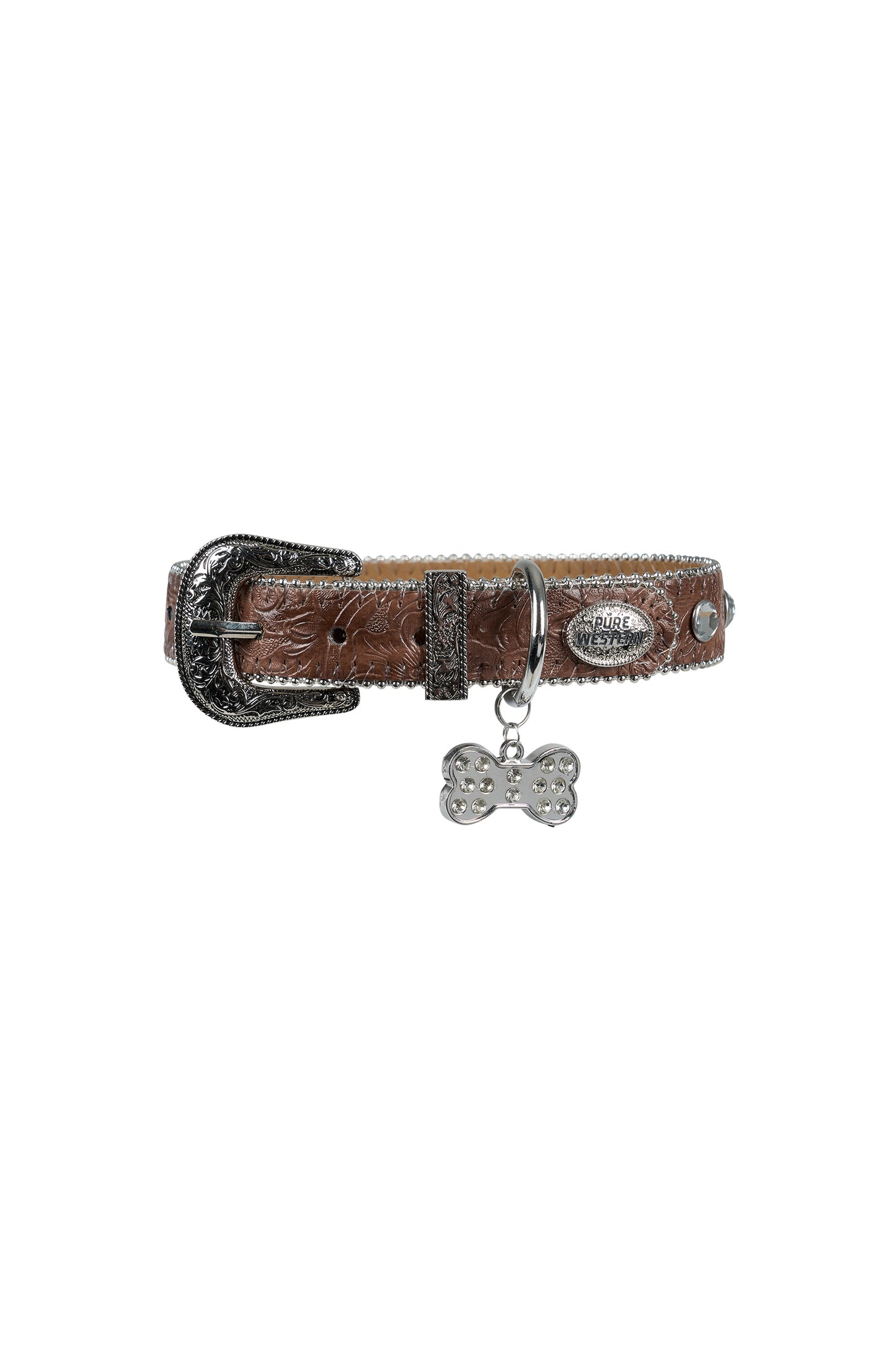 P5S2946CLR Pure Western Tilly Dog Collar Tan