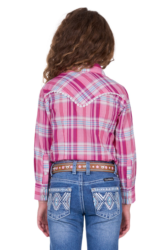 P5S5127127 Pure Western Girls Leni LS Shirt