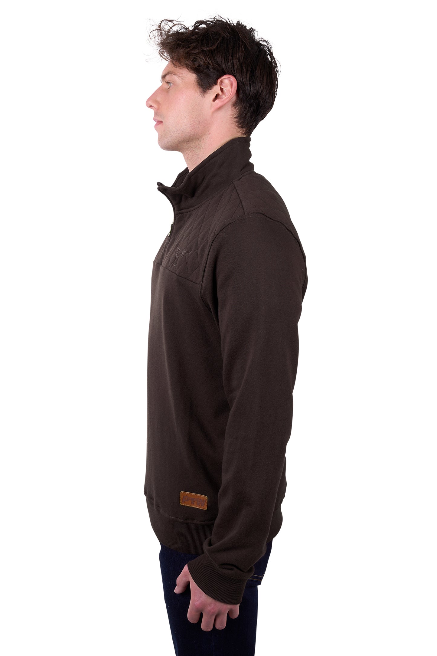 P5W1576878 Pure Western Men's Troy 1/4 Zip Pullover