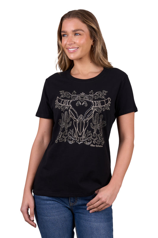 P5W2598012 Pure Western Women's Jocelyn SS Tee