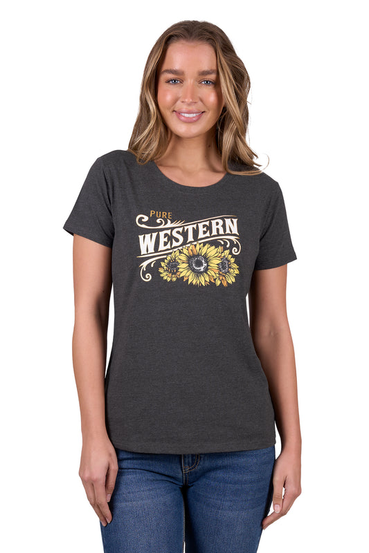 P5W2598062 Pure Western Women's kendra SS Tee