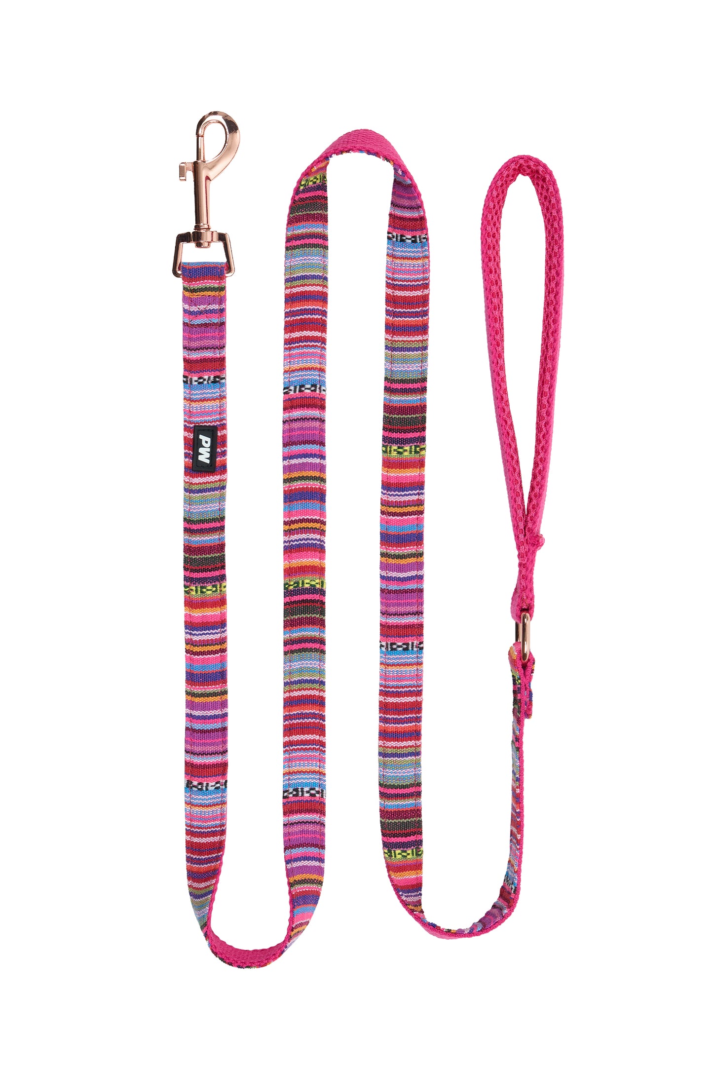 P5W2956LEA Pure Western Bowie Dog Lead Pink