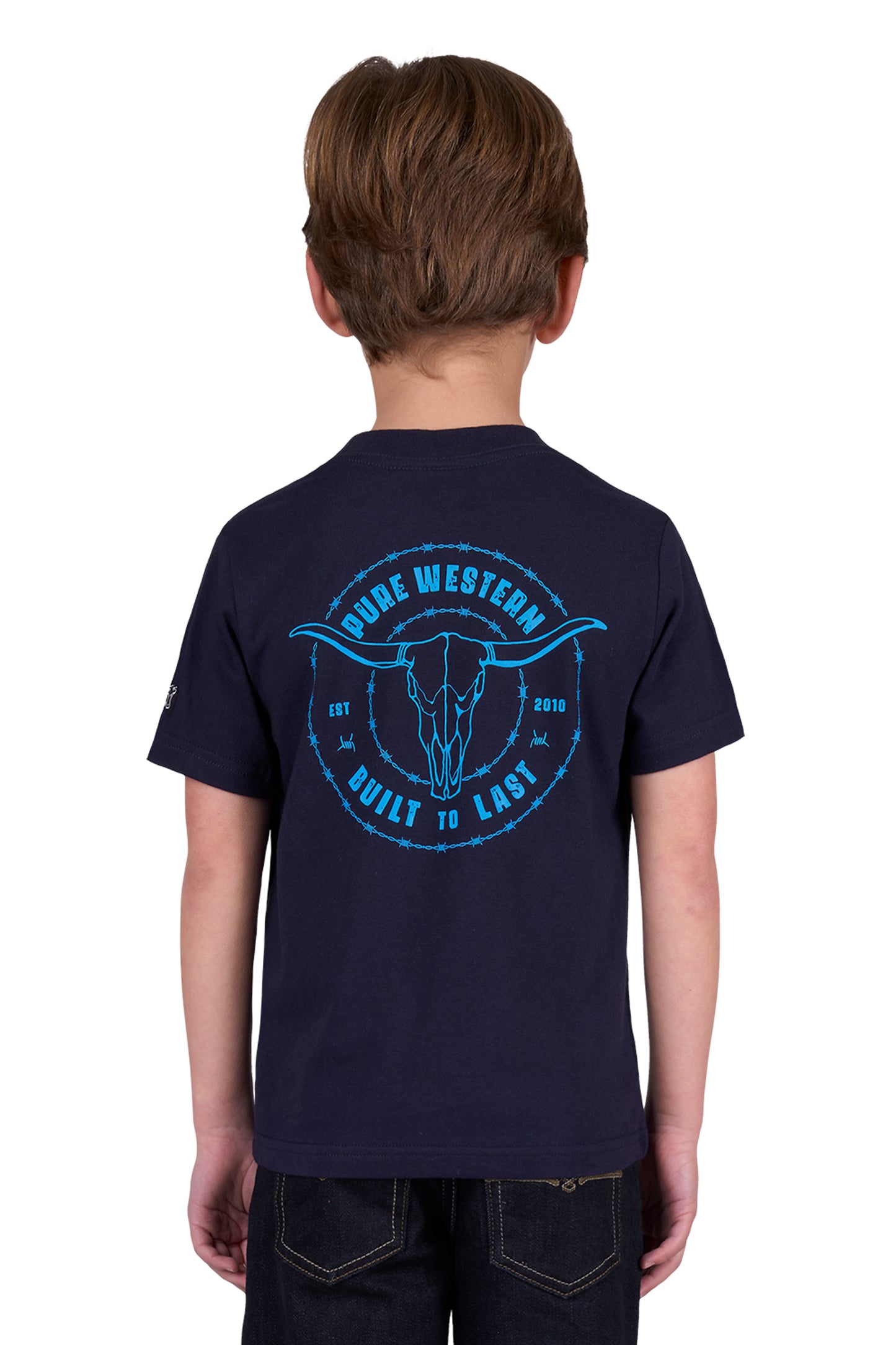 P5W3503877 Pure Western Boy's Walker SS Tee