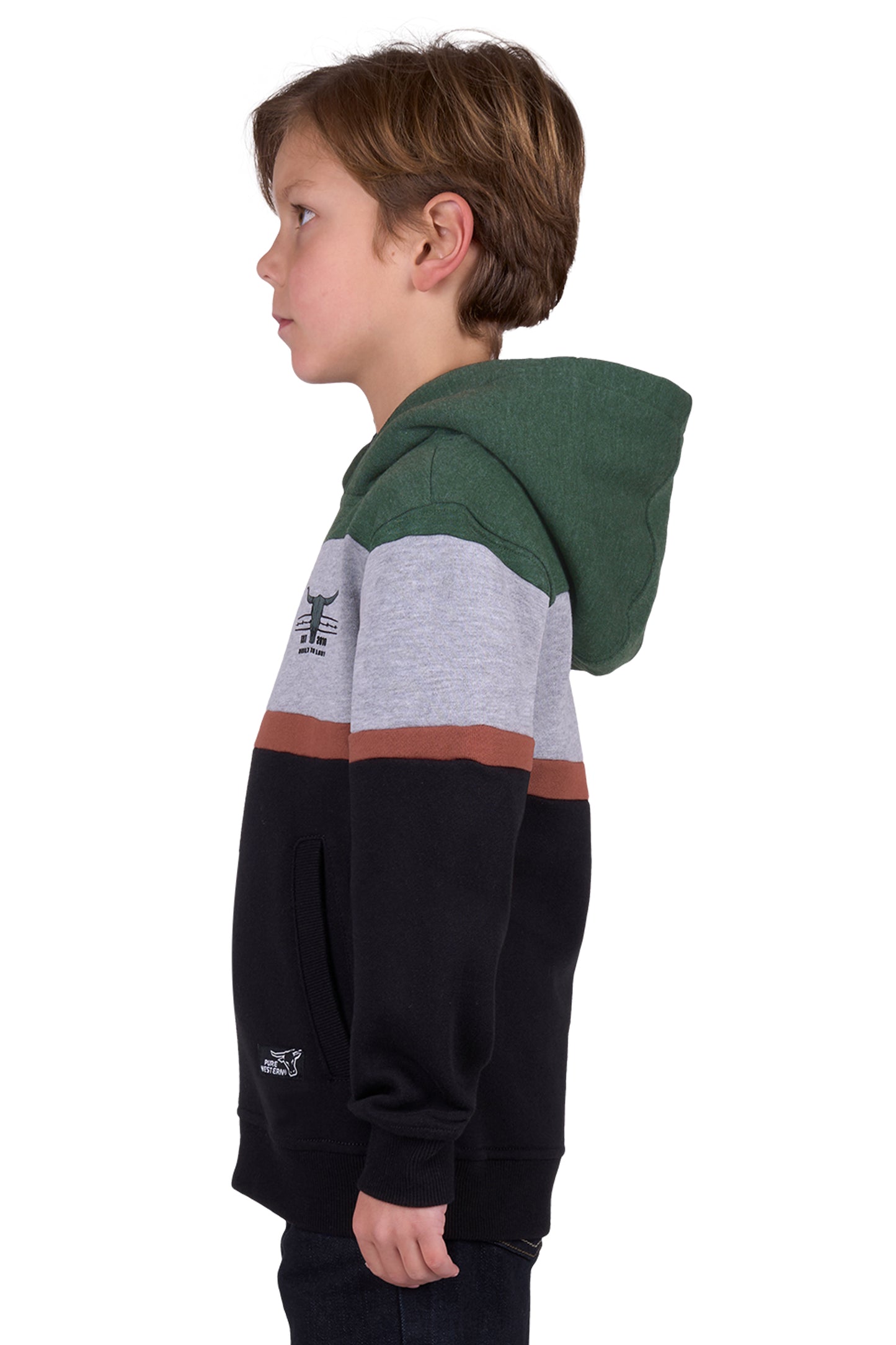 P5W3512879 Pure Western Boy's Nick Hoodie