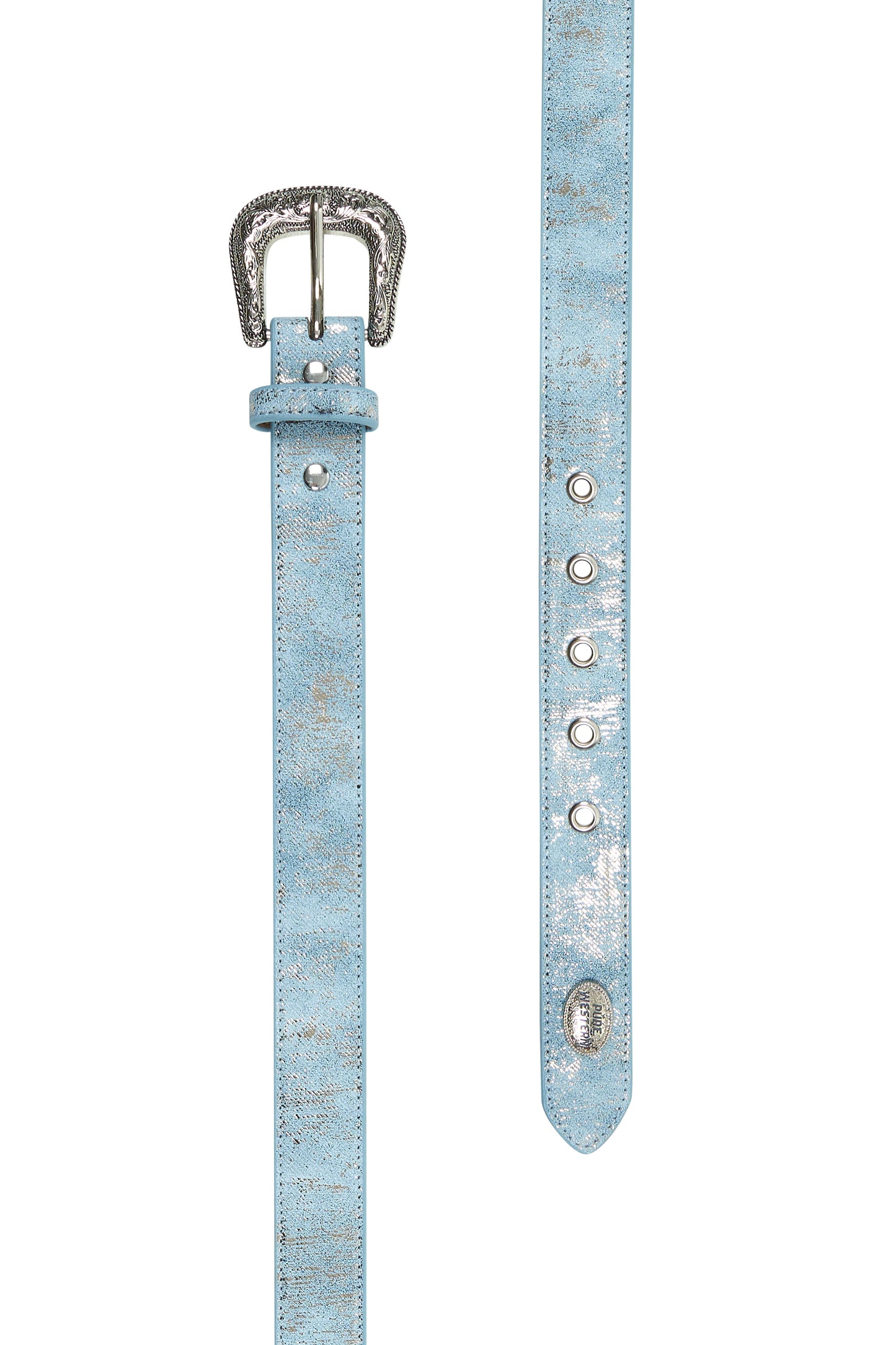 P5W5977BLT Pure Western Kid's Denim Belt