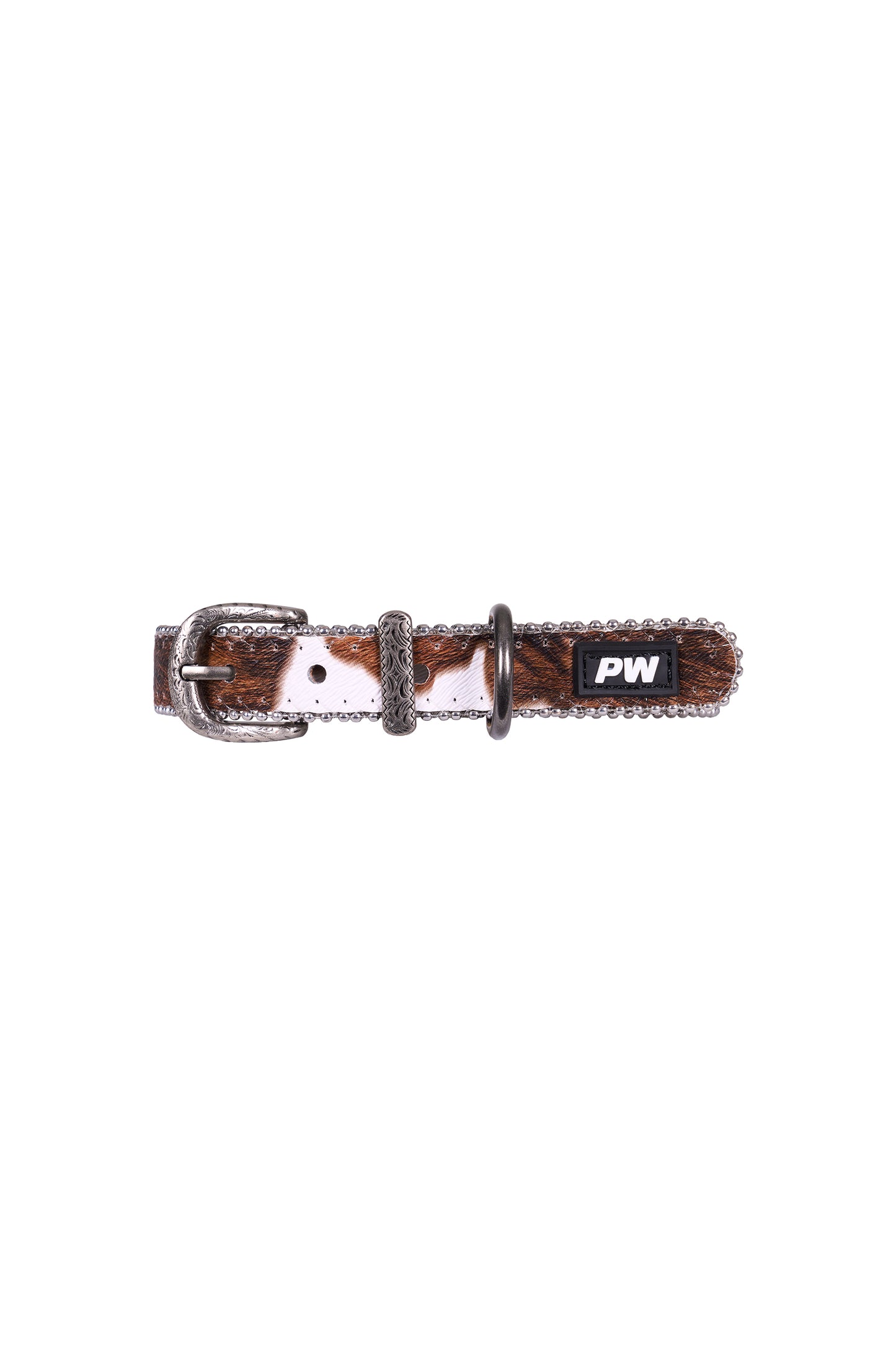 P6S2936CLR Pure Western Randy Dog Collar Tan