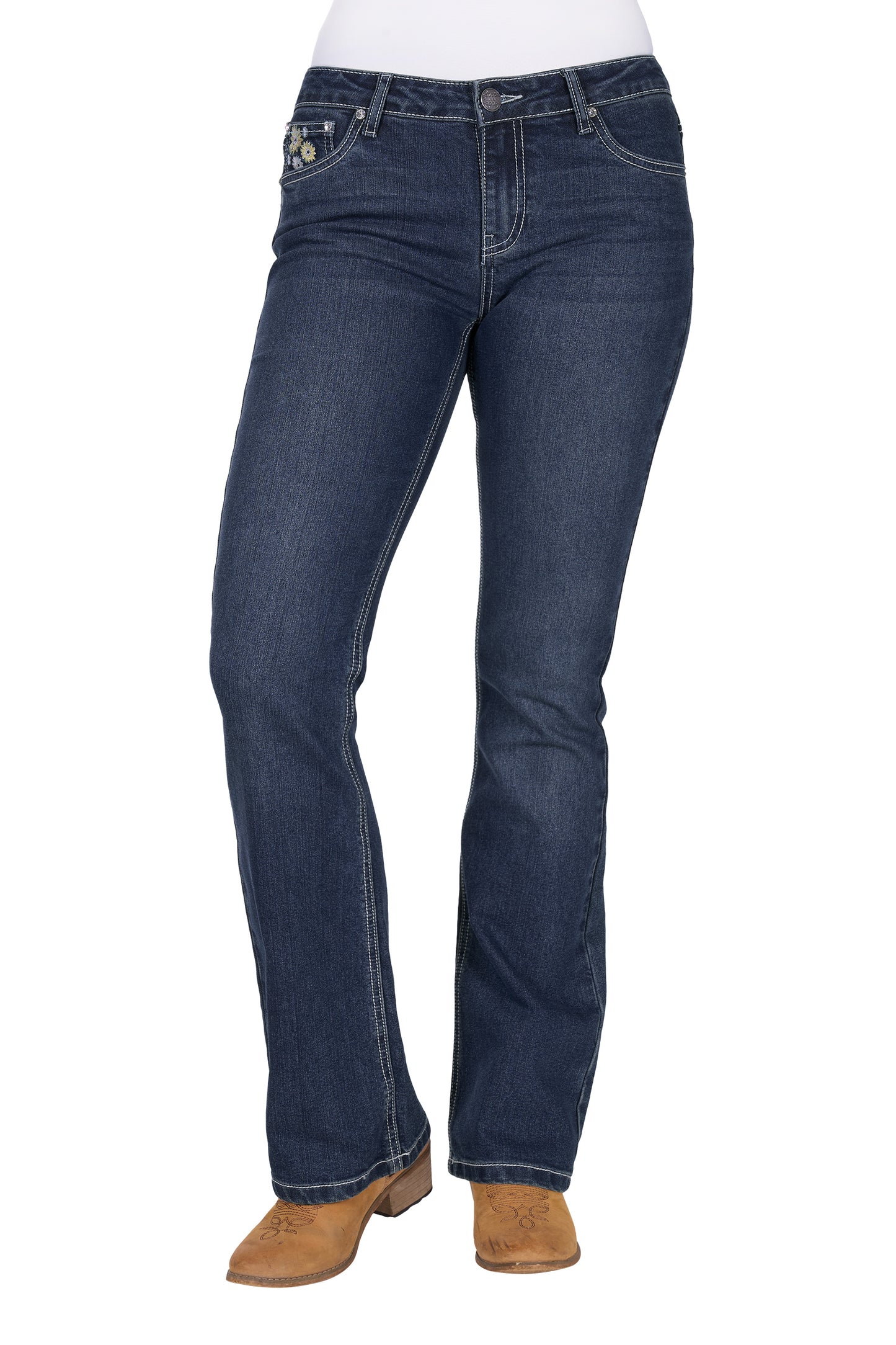 PCP2208132 Pure Western Women's Jay Boot Cut Jean 32L