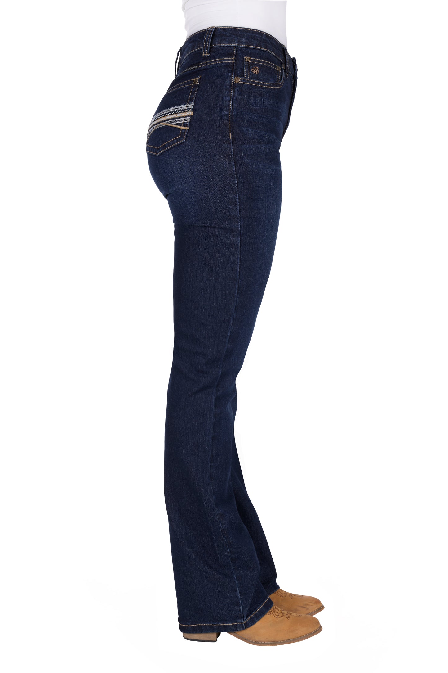 PCP2213133 Pure Western Women's Ida Hi Rise Boot Cut Jean 34L