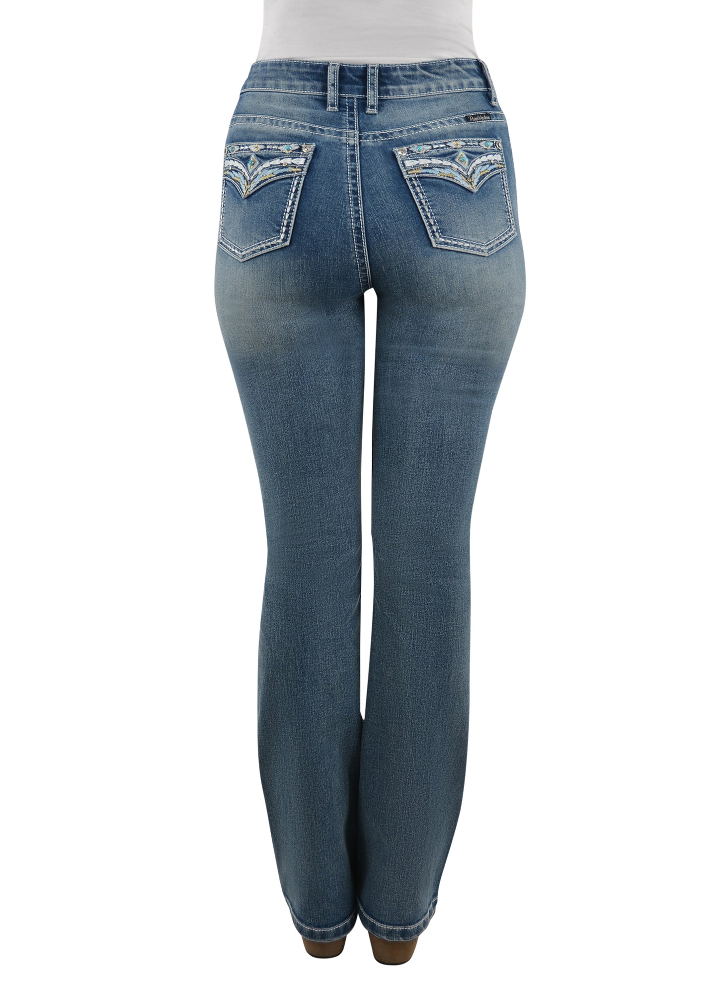 PCP2213240 Pure Western Women's Jemma Hi Rise Boot Cut Jean 30L