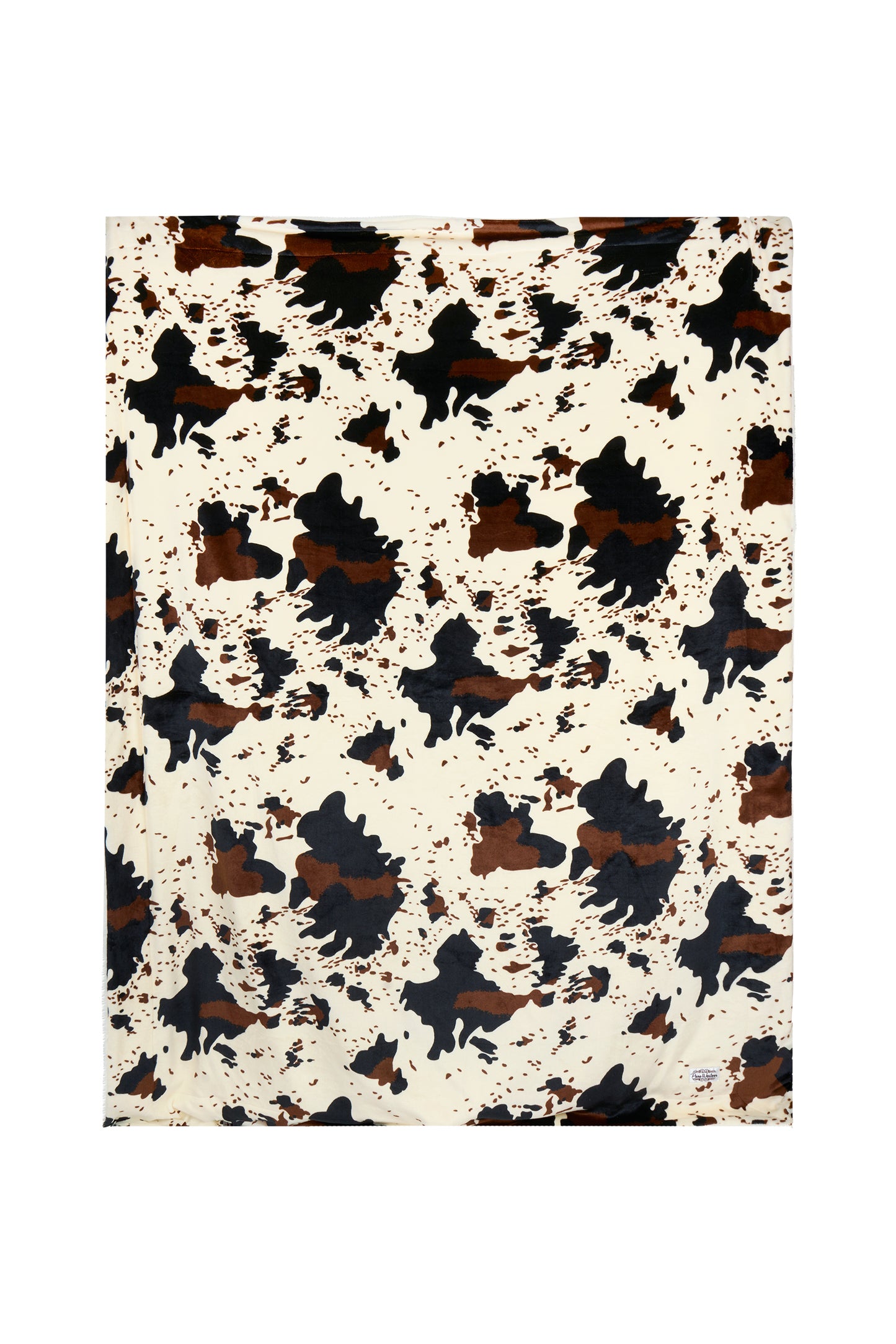 PCP2970BKT Pure Western Cow Print Snuggle Blanket