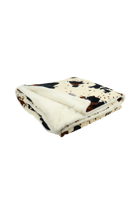 PCP2970BKT Pure Western Cow Print Snuggle Blanket