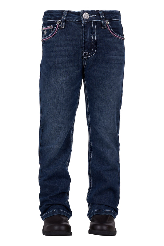 PCP5201652 Pure Western Girl's Willa Boot Cut Jean