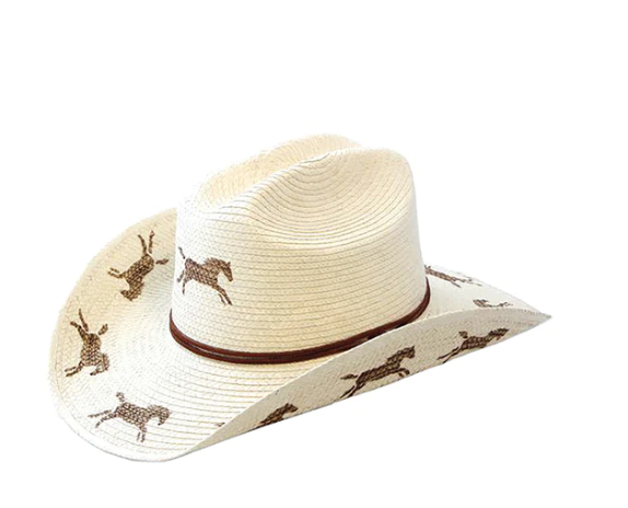 HGKC-RH2 Sunbody Kids Running Horses Palm Hat