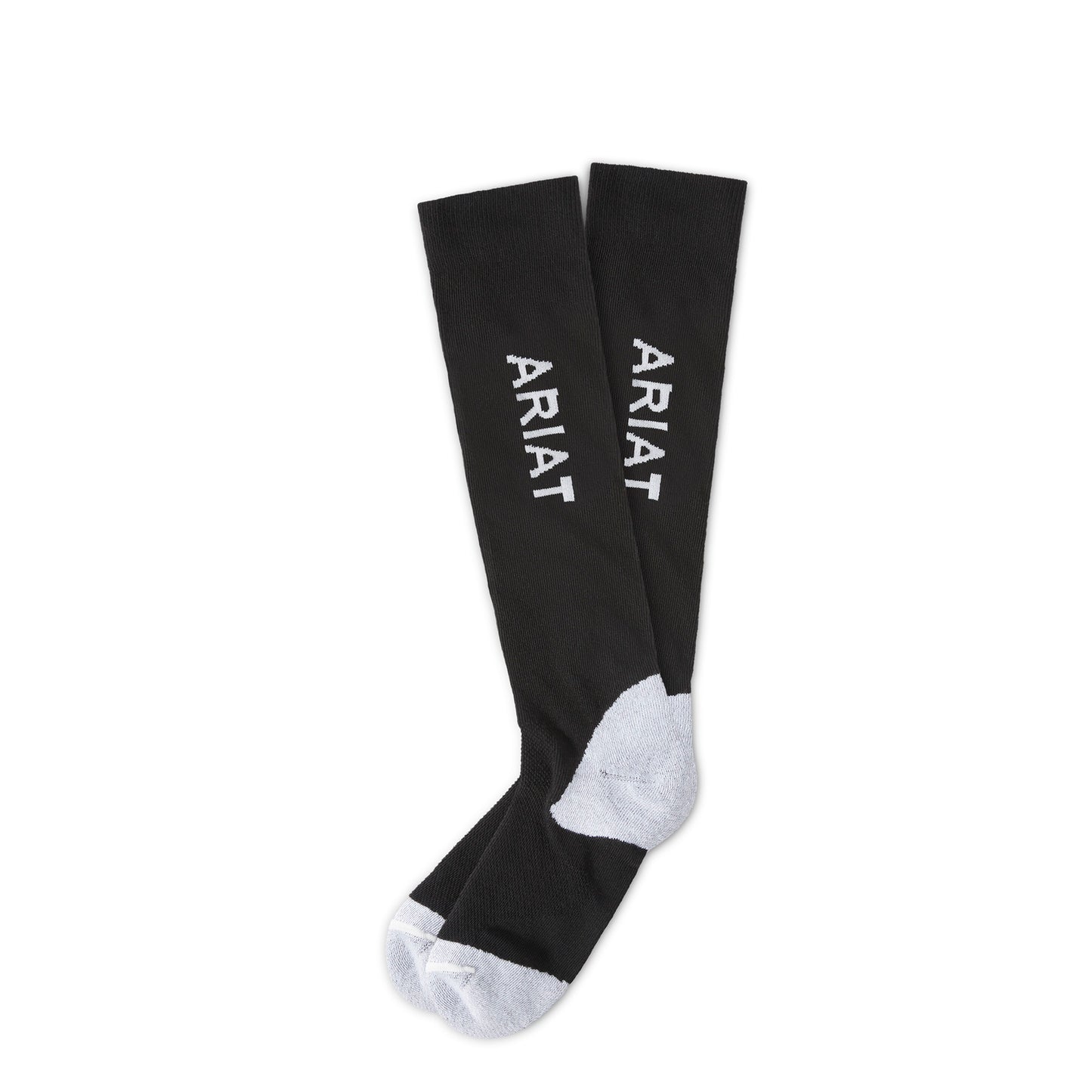 10021154 Ariat Uni Ariattek Performance Socks Black/White