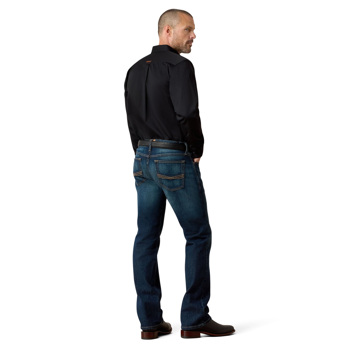 10026041 Ariat Men's M7 Rocker Stretch Legacy Stackable Straight Leg 32''