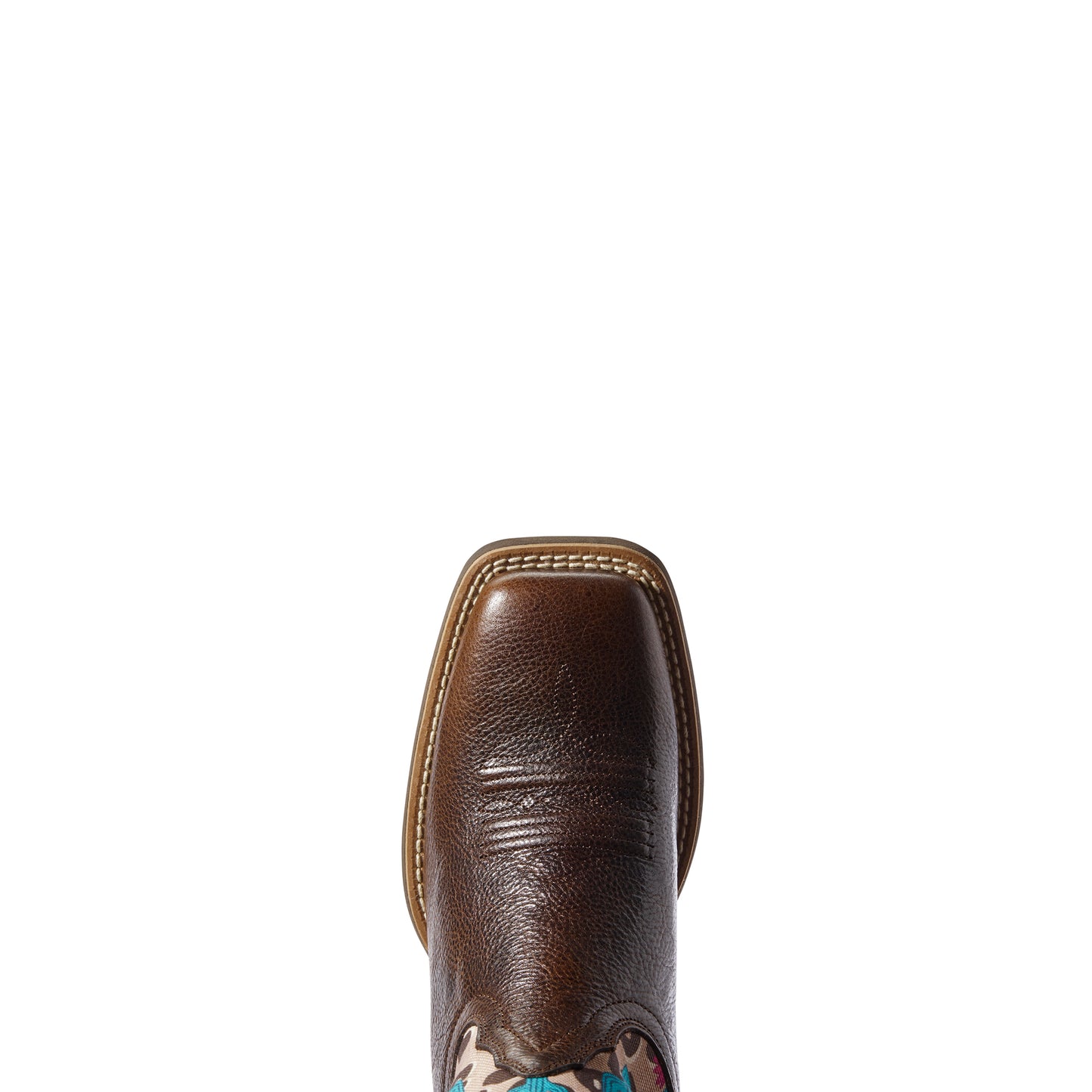 10031581 Ariat Women's Round Up Willow Chocolate Chip/Leopard Cactus