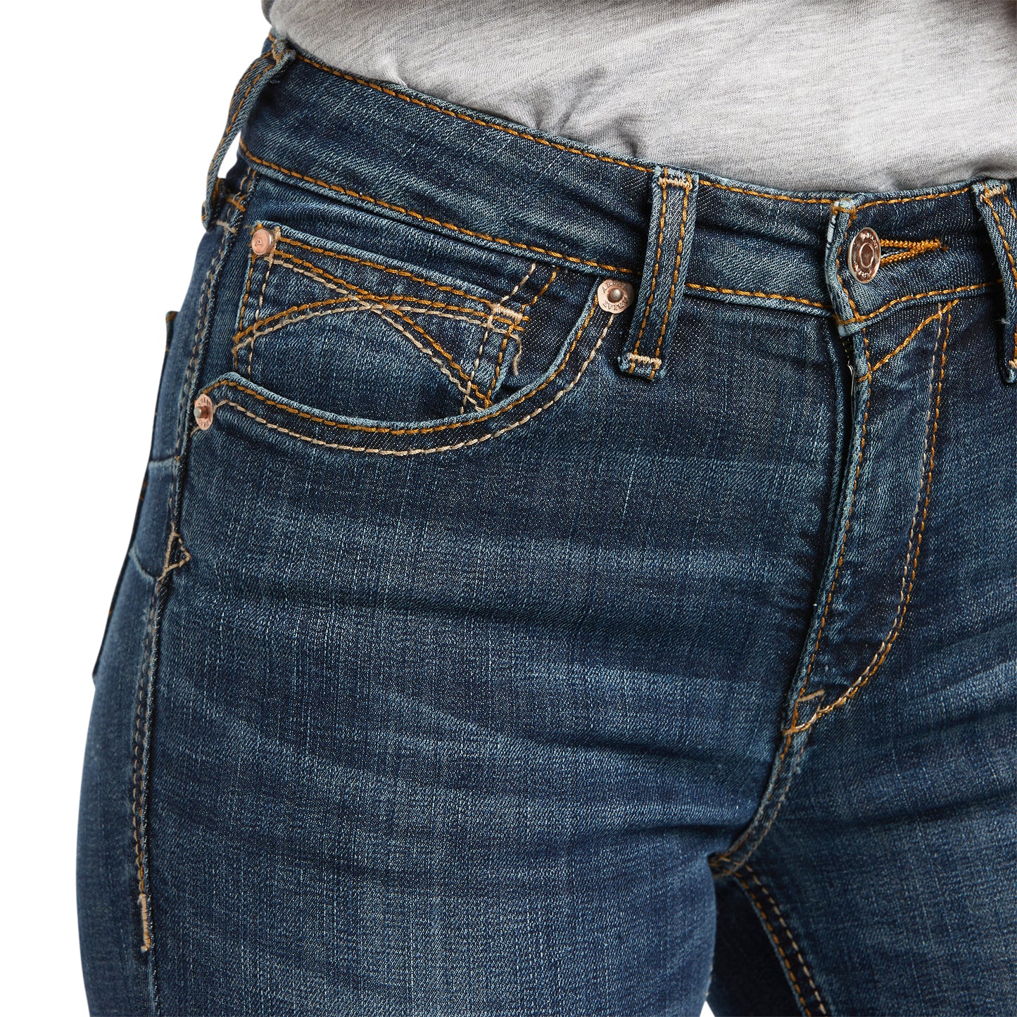 10040802 Ariat Women's High Rise Boot Cut Arkansas