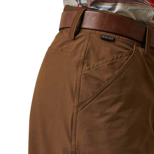 10043181 Ariat Mns Tek 8'' Shorts Teak