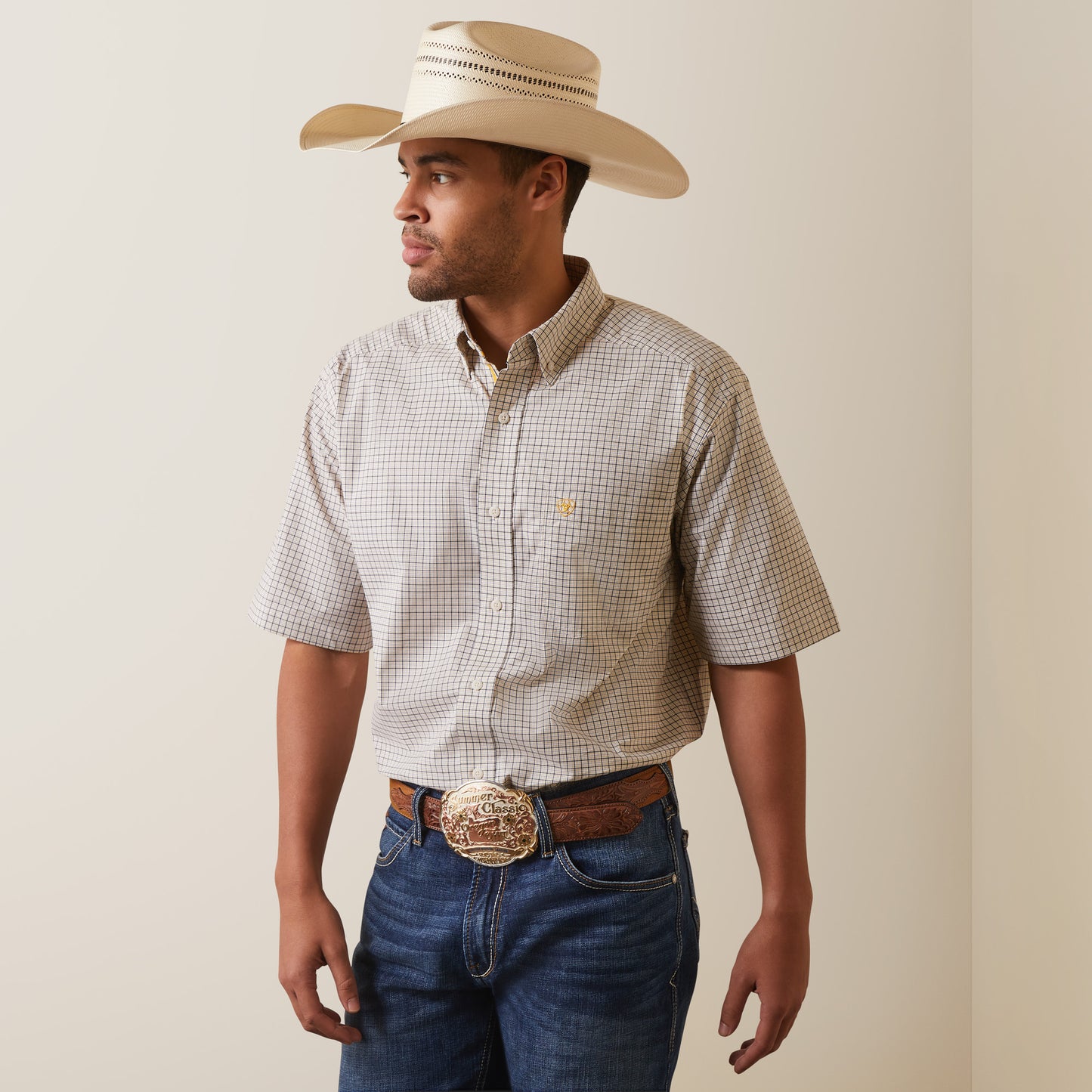 10043640 Ariat Mens Pro Series Kamdyn Classic Fit SS