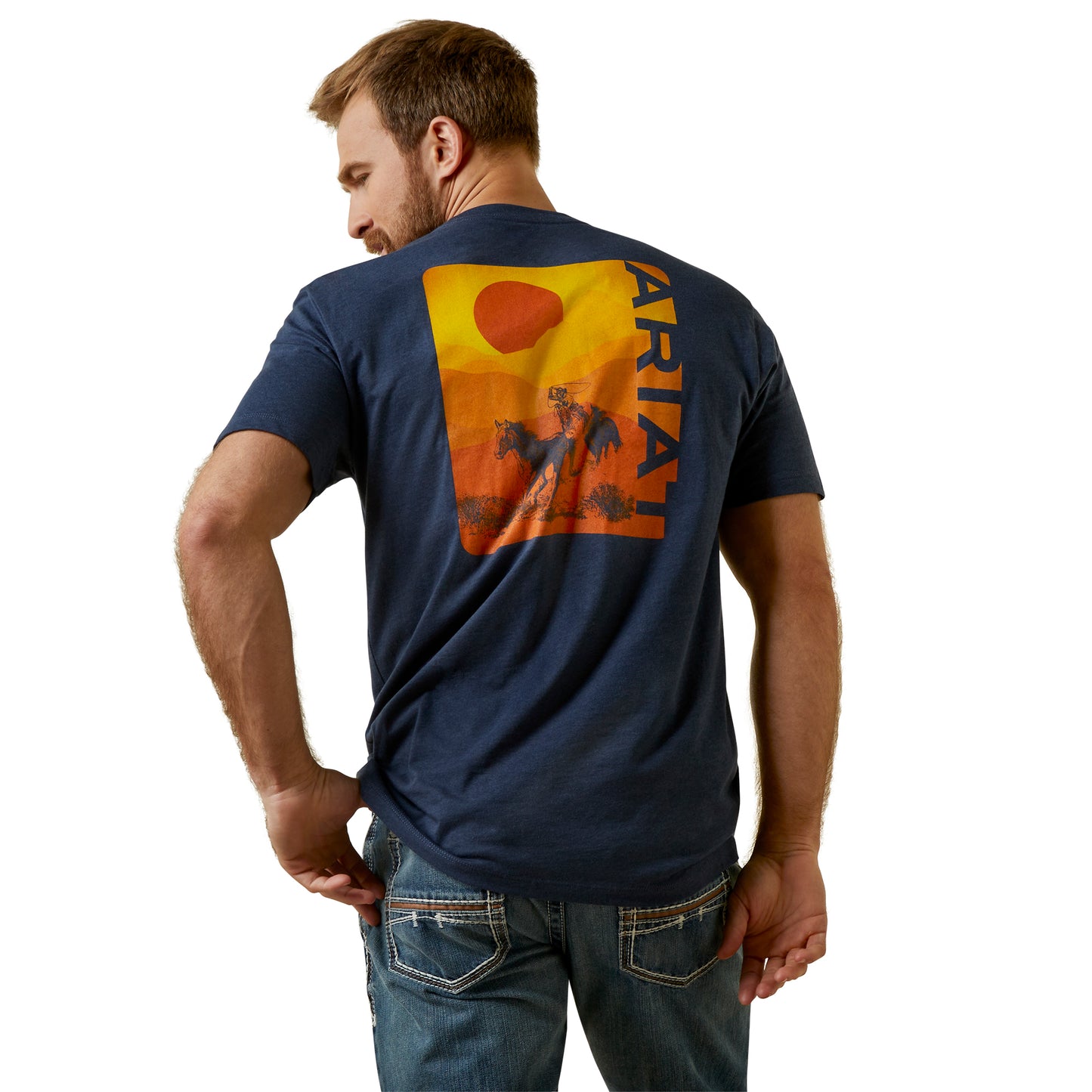 10045275 Ariat Men's Mustang Fever Tee