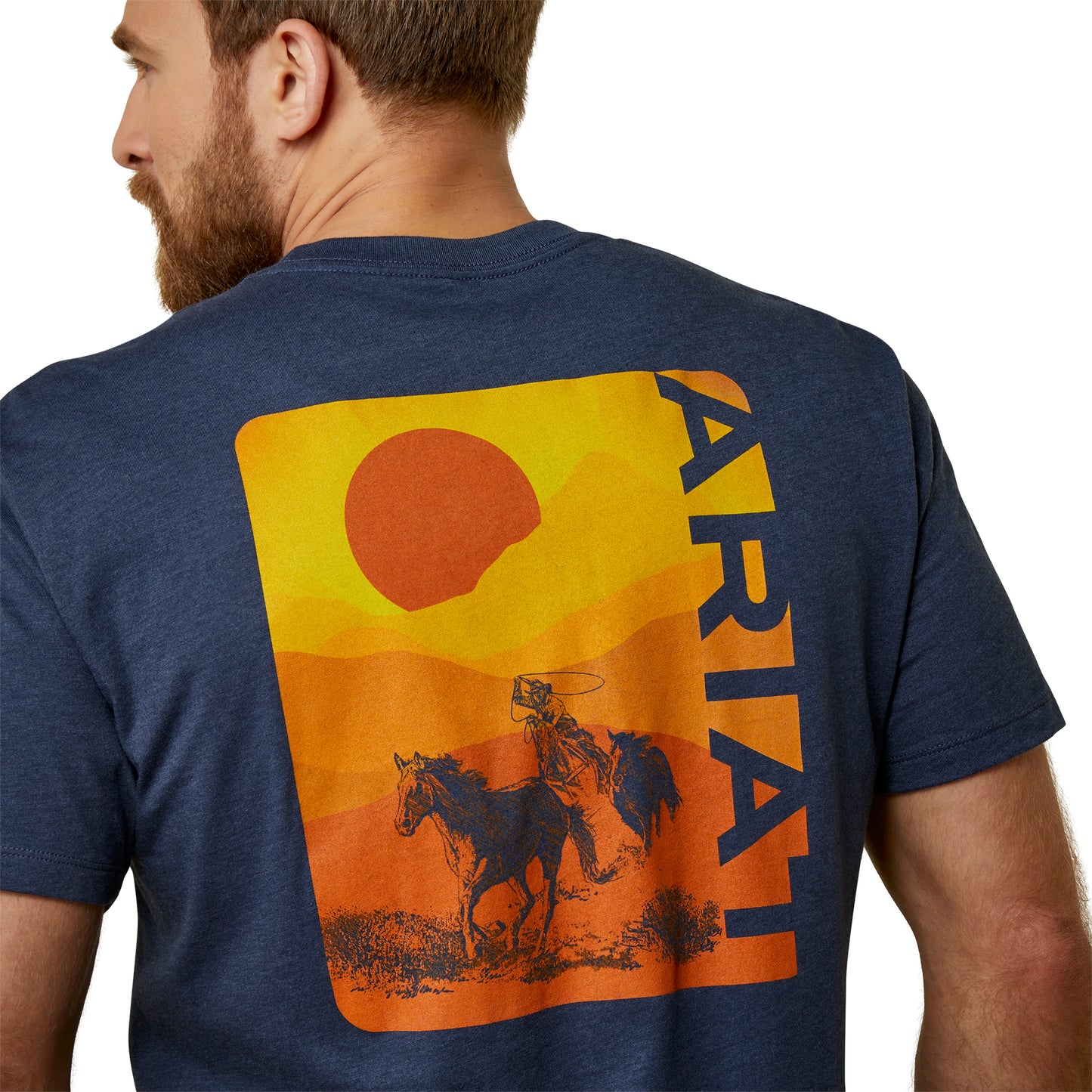 10045275 Ariat Men's Mustang Fever Tee