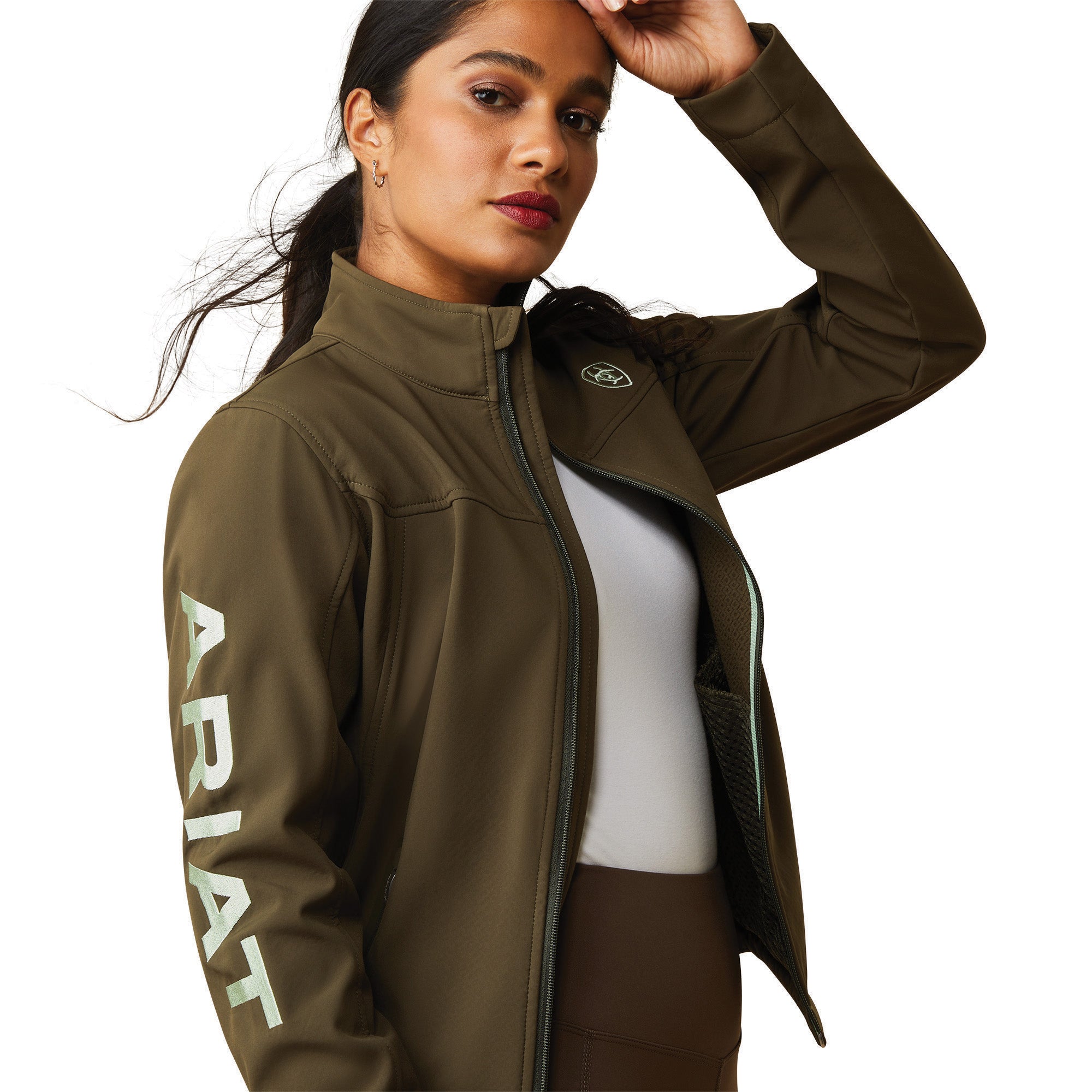 Ariat Women's New Team Softshell Pony Jacket - 10046487 Ariat Women's New Team Softshell Pony Jacket - 10046487