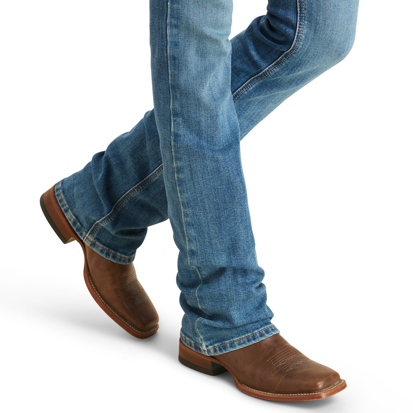 10043211 Ariat Women's Real High Rise Boot Cut Charlee Delaware Regular Leg